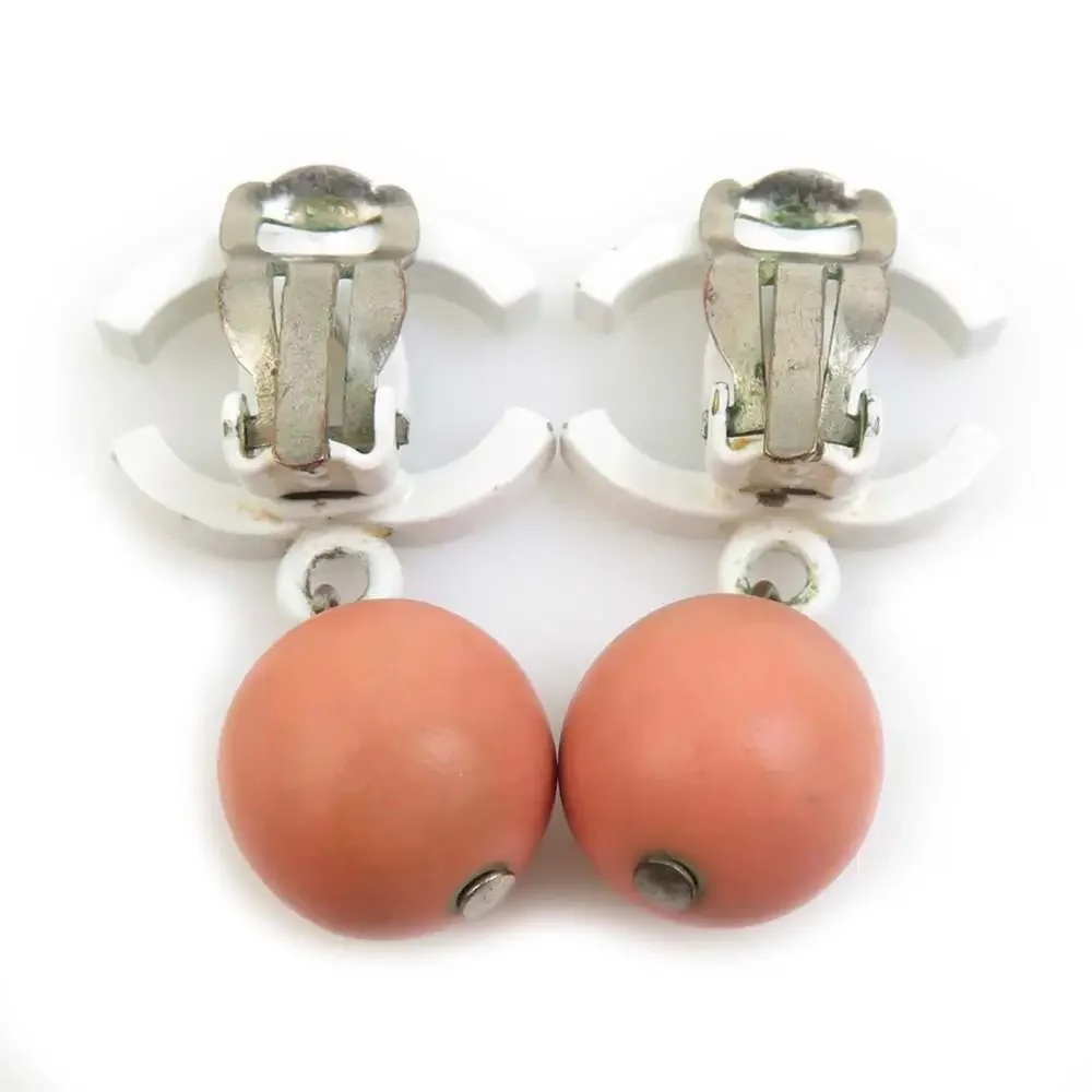 Chanel Cc Logo Clip-On Earrings Metal #261346C53B